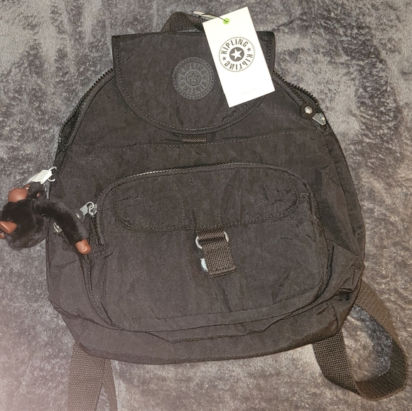 Kipling Bags Brand New Kipling Queenie Black Backpack Nwt Poshmark